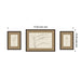 Framed Art Set 3 Piece Set 15x20/24x32 Carlisle Espresso Narrow 2