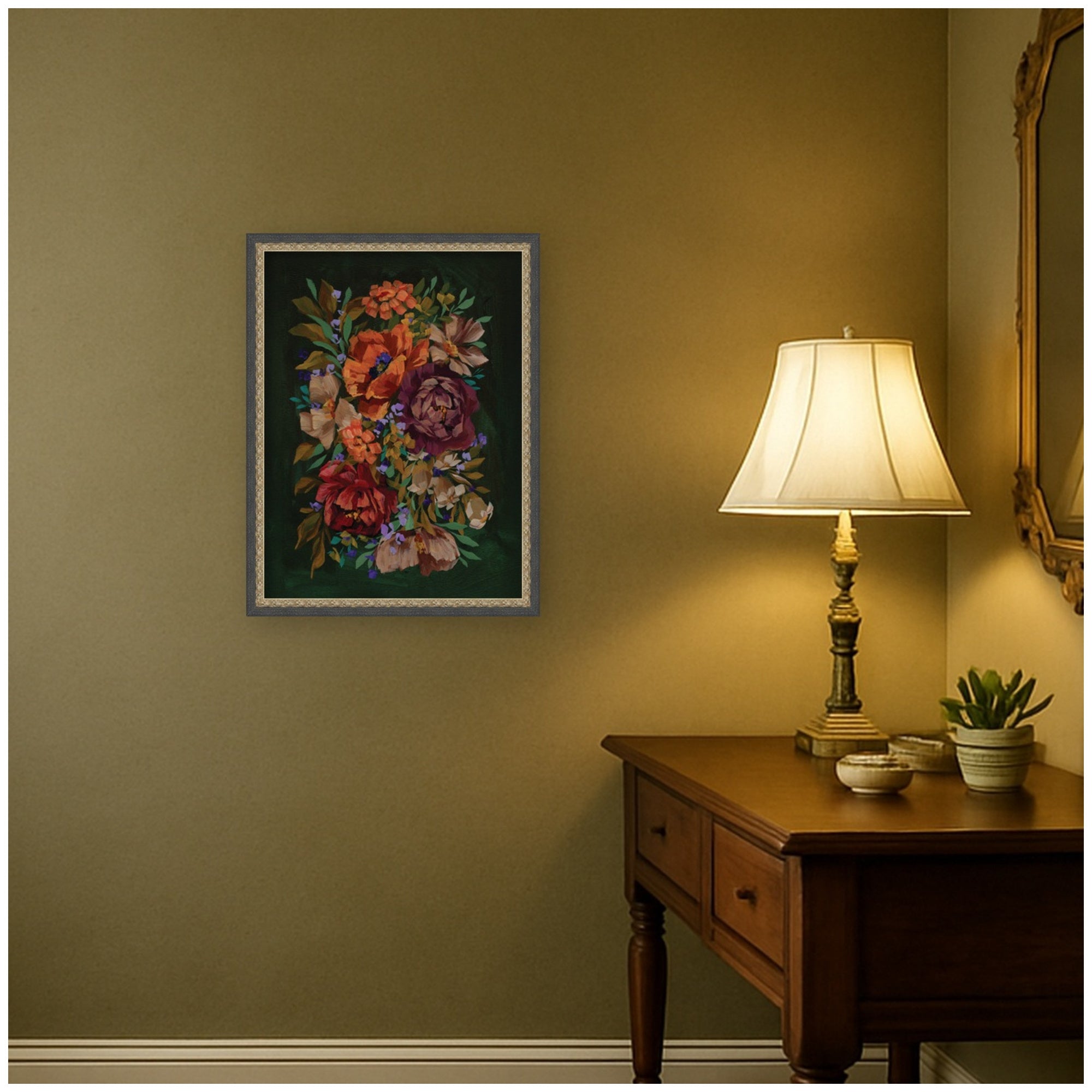 Mounted Canvas 17x22 Matinee Black Bronze 6