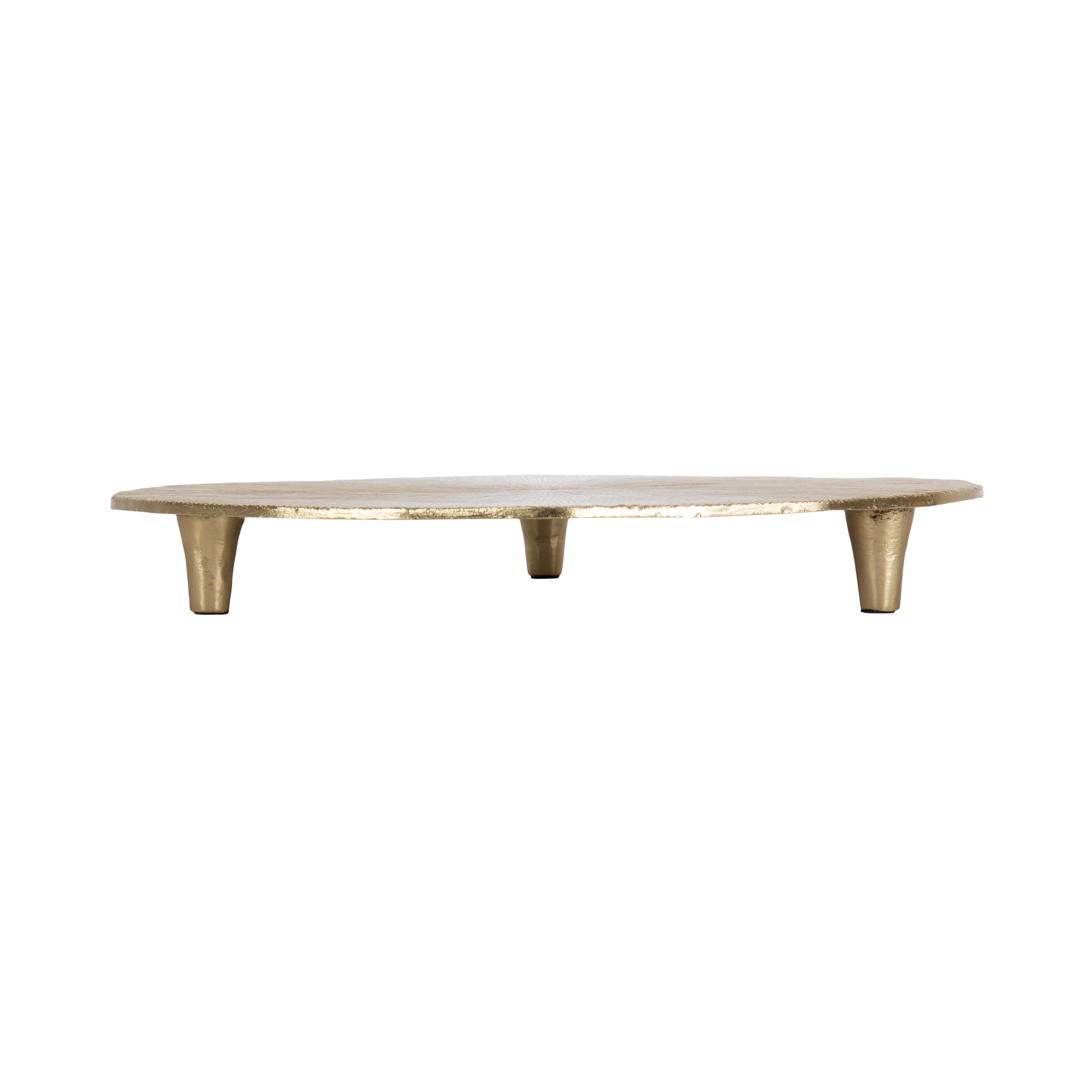 Serving Tray Gold 16" diameter 5