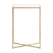 Side Table White Gold 16x8x24 4