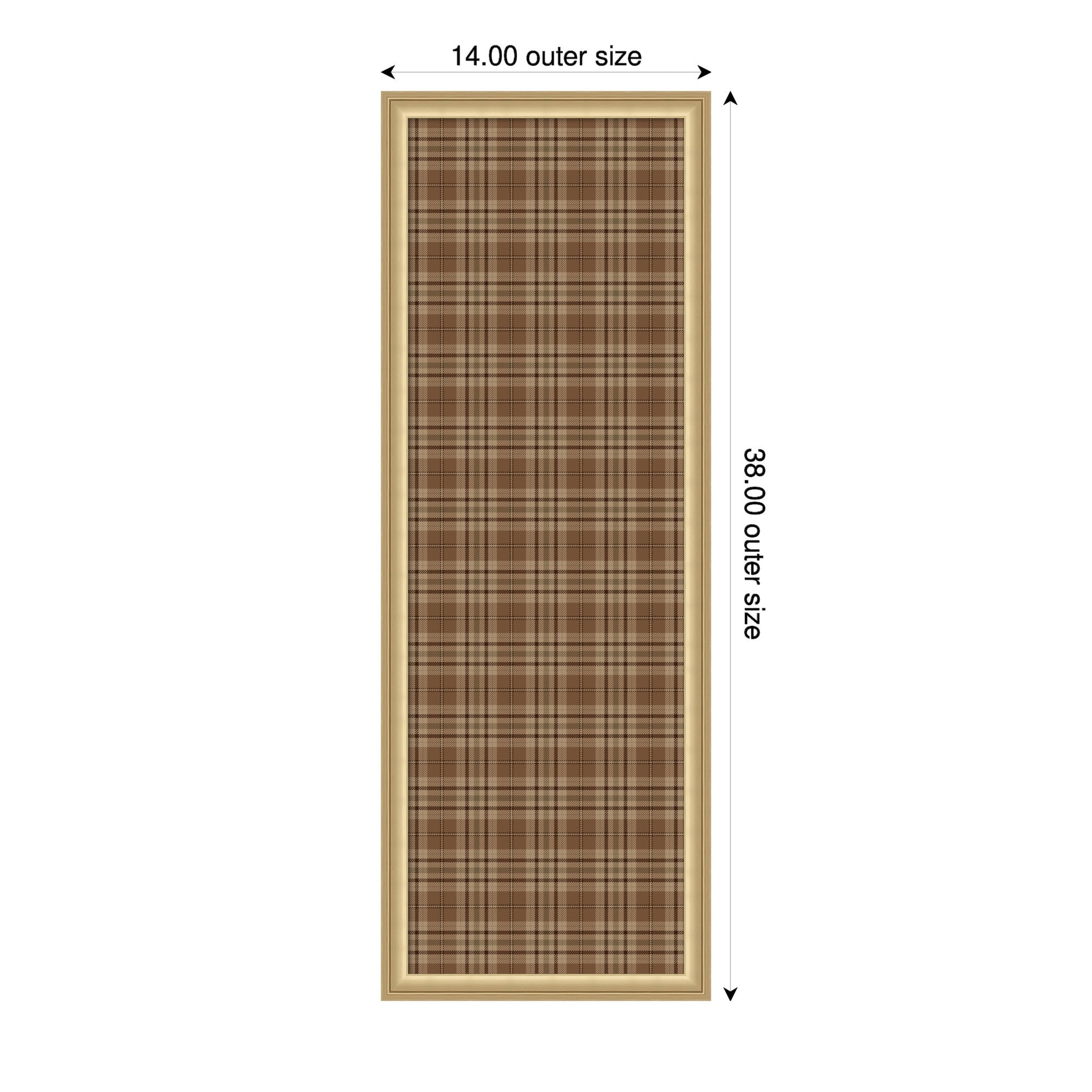 Magnetic Canvas 14x38 Florence Gold 2