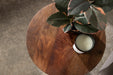 Side Table 15x15x23 Walnut Brown 8