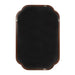 Scallop Mirror Walnut Brown 24x36 4