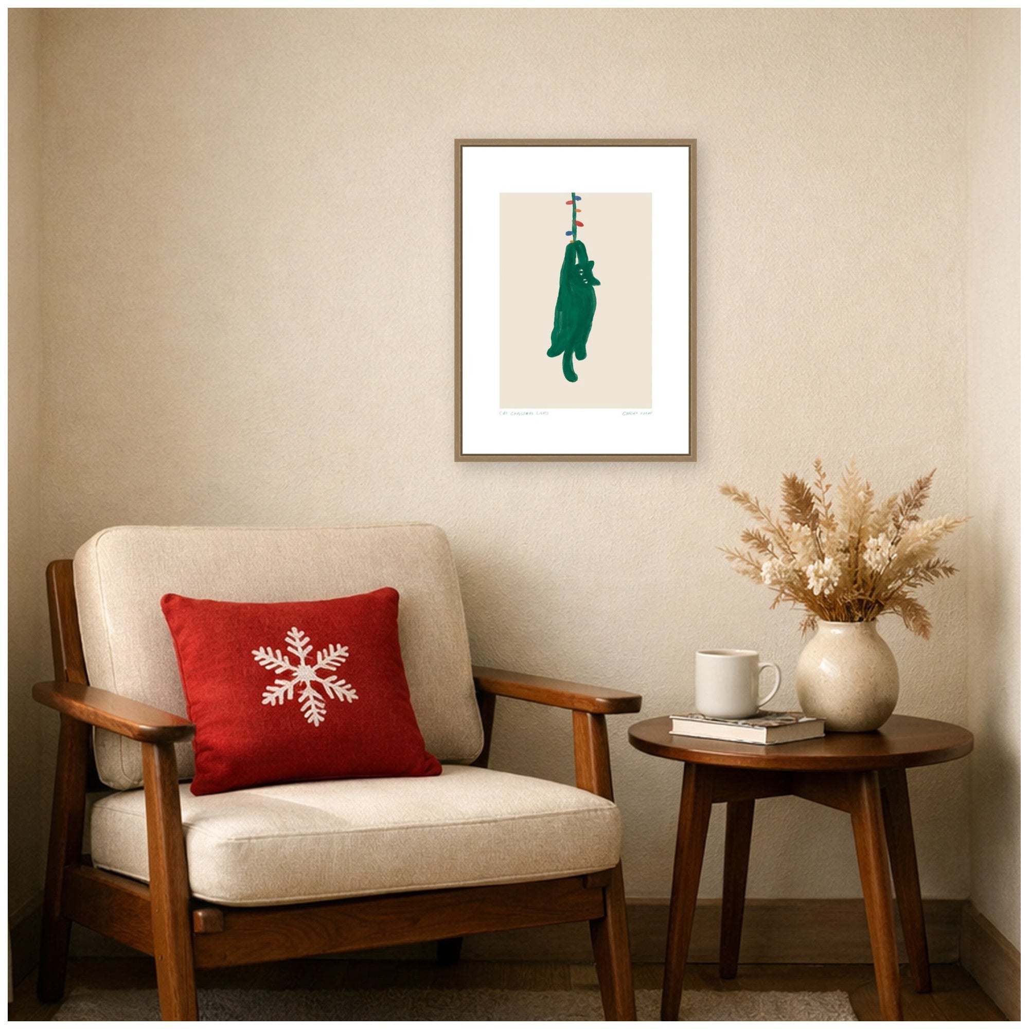 Framed Canvas Sylvie Dark Gold 18x24 6