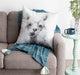 Pillow Cover White 24x24 6