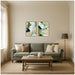 Art Set 2 Piece Set 18x24 Sylvie Dark Gold 5