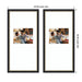 Wall Frame Belmont Black 14x30 matted to 8x10 2