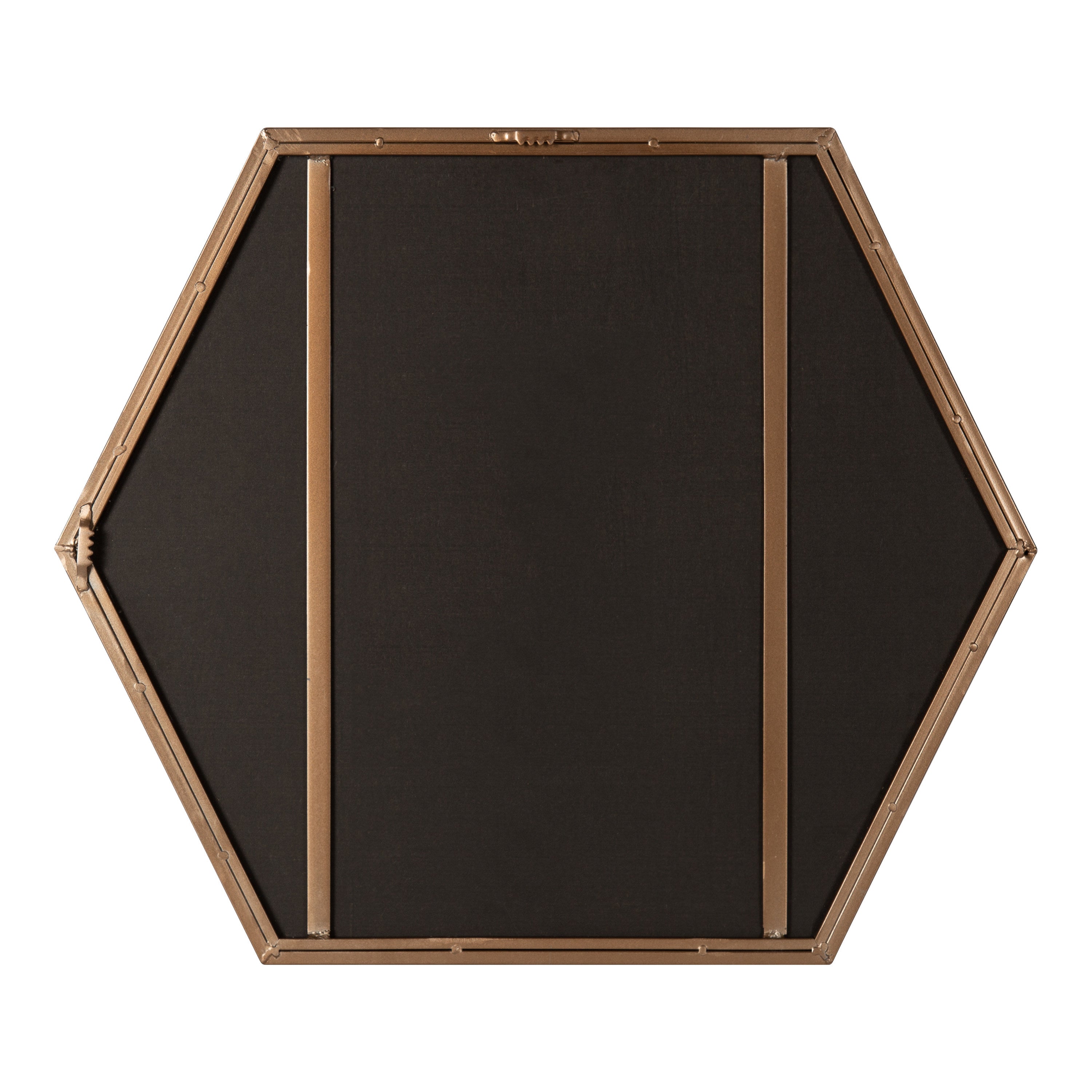 McNeer Hexagon Metal Wall Mirror