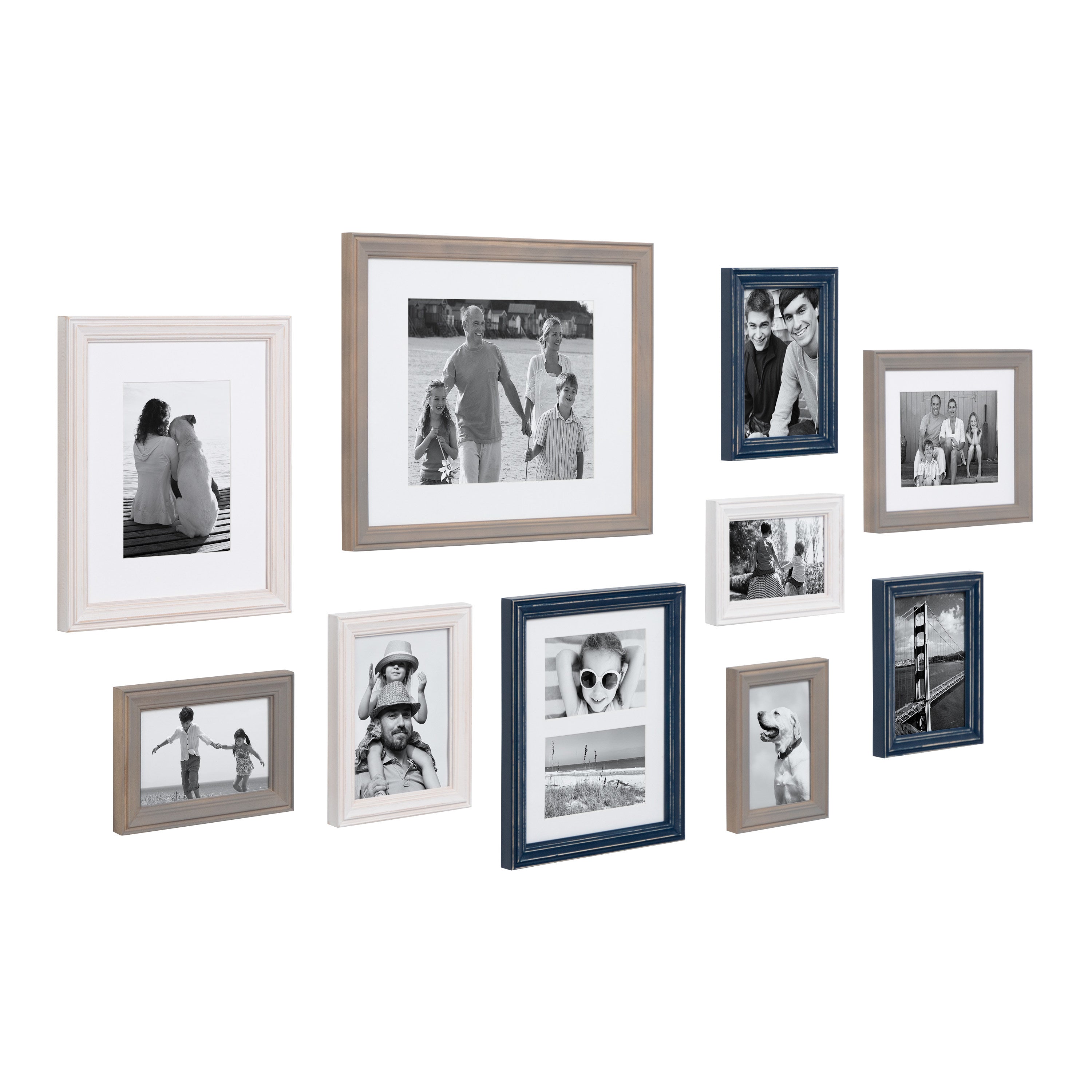 Frame Box Set Blue White 10 Piece 2