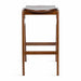 Bar Height Stool Walnut Brown 17x20x29 5