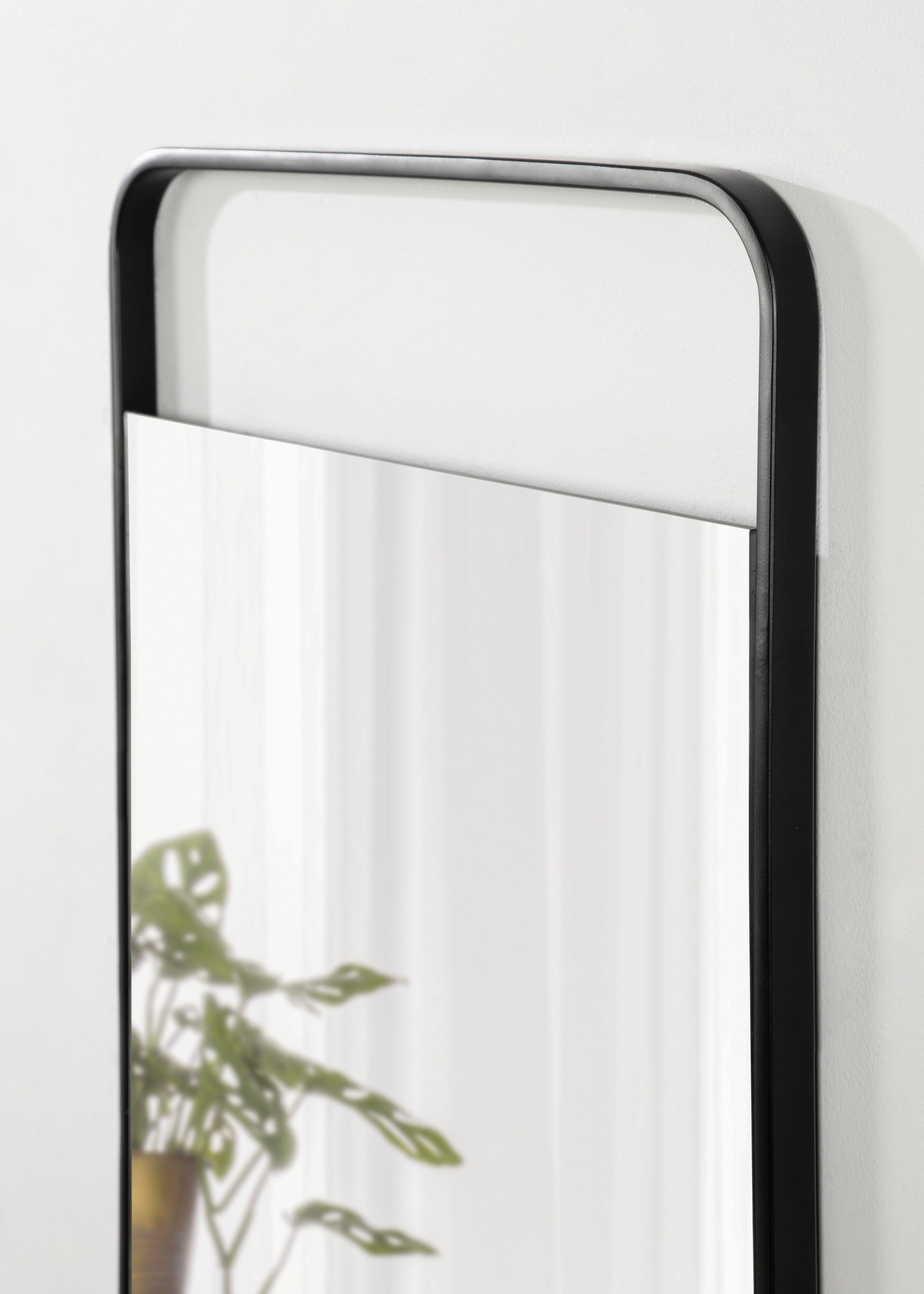 Rectangle Mirror Black 20x36 7