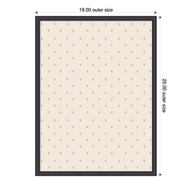 Pinboard 19x25 Edith Black 2