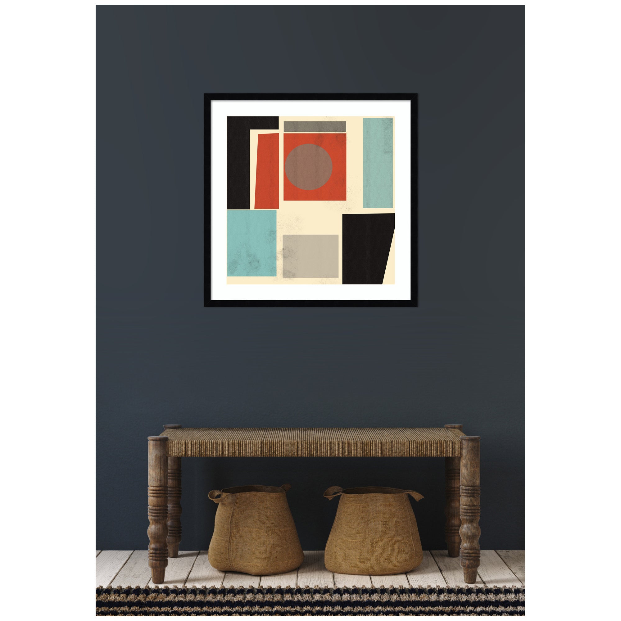 Framed Art 25x25 Svelte Noir Black 7