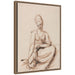 Framed Canvas 18x24 Sylvie Beaded Dark Gold 1