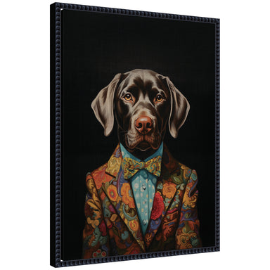 Framed Canvas 18x24 Sylvie Beaded Black 1