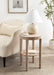 Side Table Natural Beige 16x16x24 7