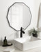 Geometric Mirror Black 25x26 6