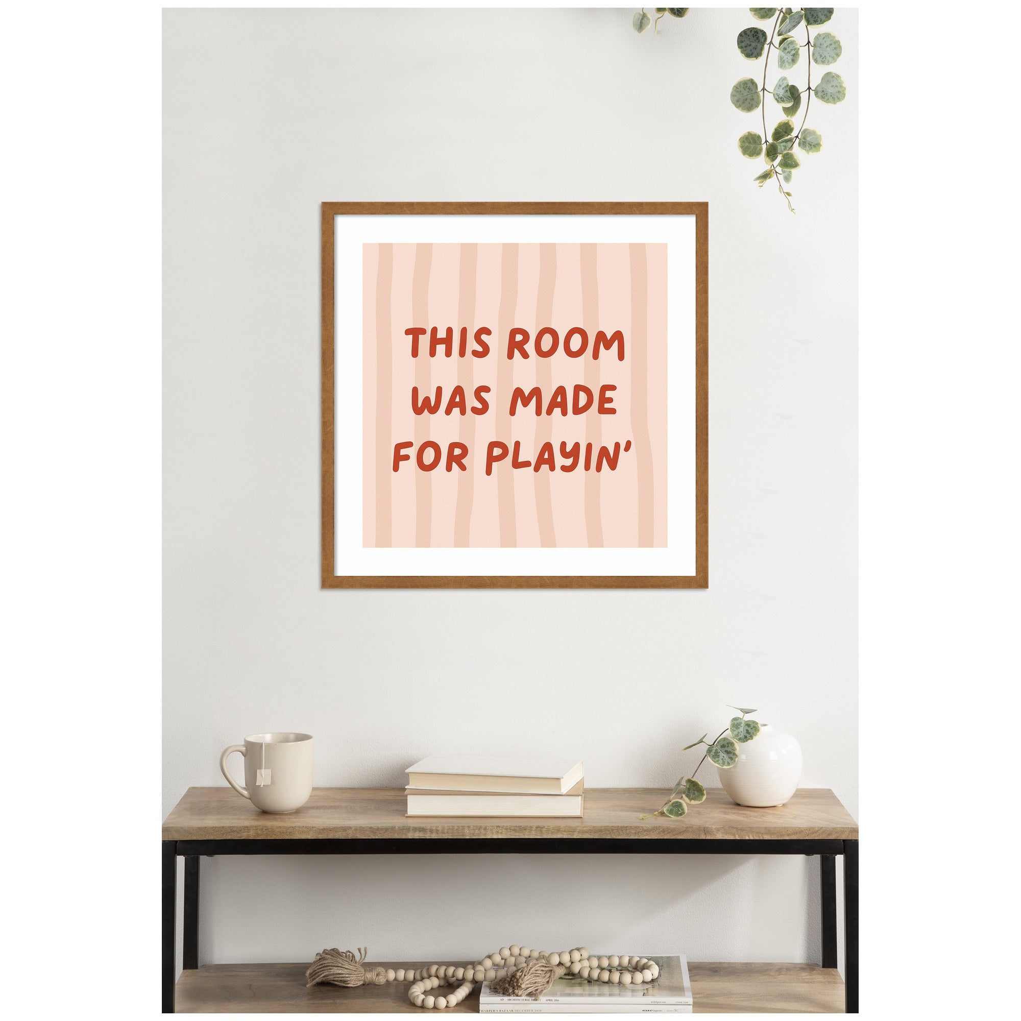 This Room Was Made For Playing Square by Laura Moss Framed Wall Art Print