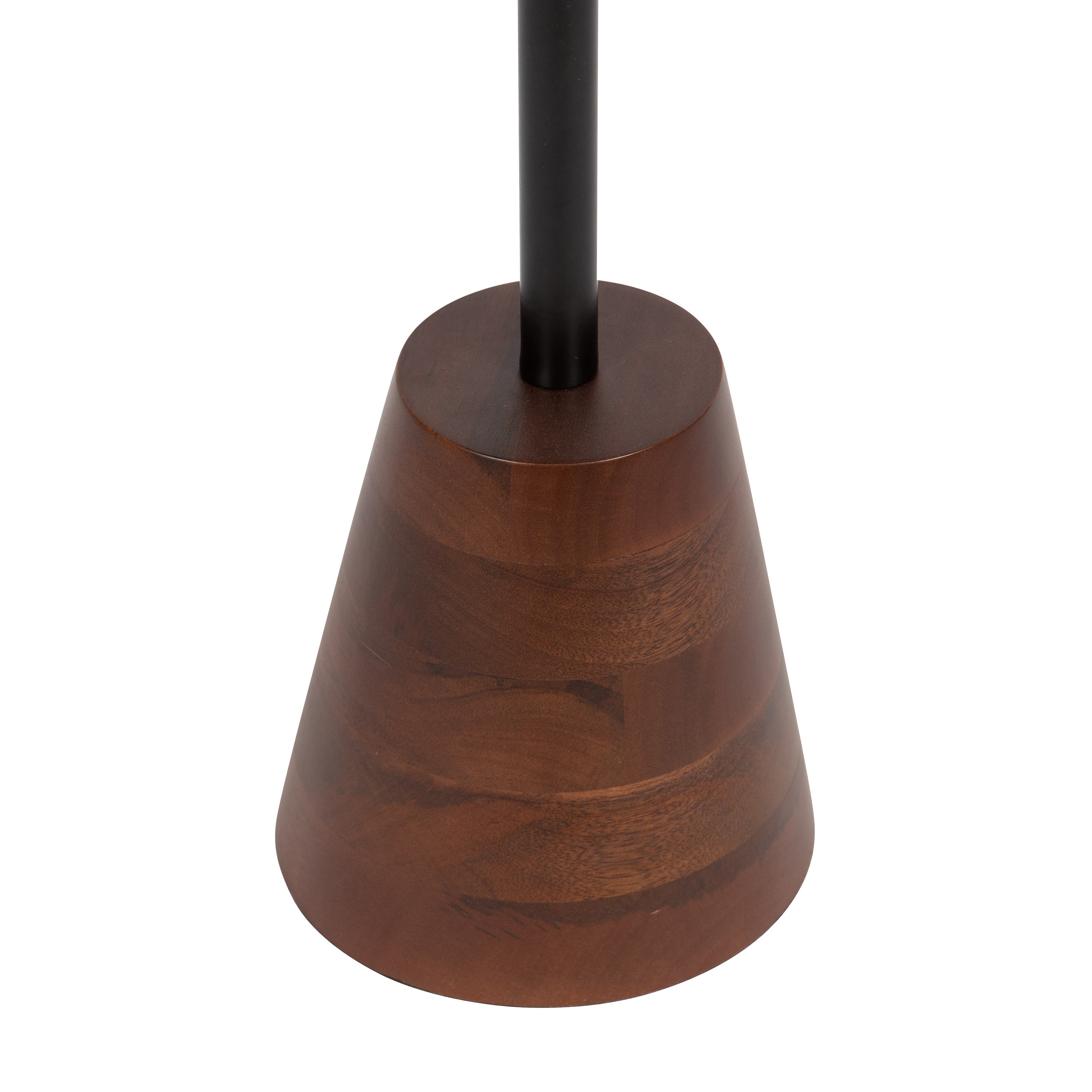 Side Table Black Dark Brown 14x14x24 4