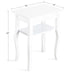 Side Table White 18x12x24 2