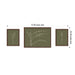 Framed Art Set 3 Piece Set 15x20/24x32 Florence Medium Brown 2