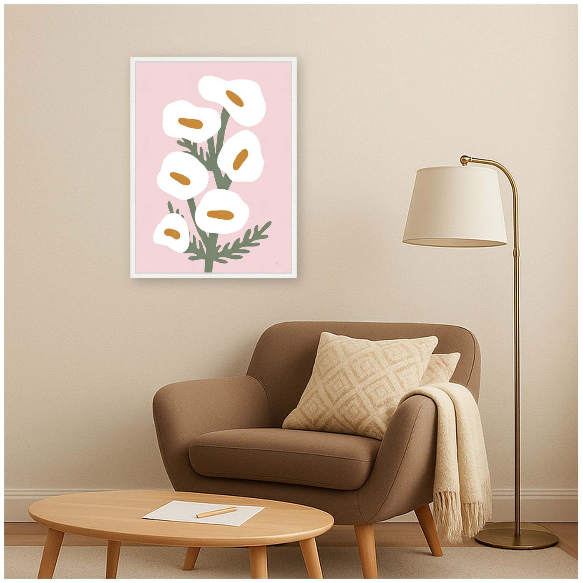 Framed Canvas 18x24 Sylvie White 5