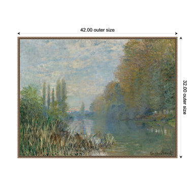Framed Canvas 42x32 Sylvie Beaded Dark Gold 2