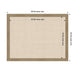 Pinboard 26x20 Woodgrain Stripe Mocha 2