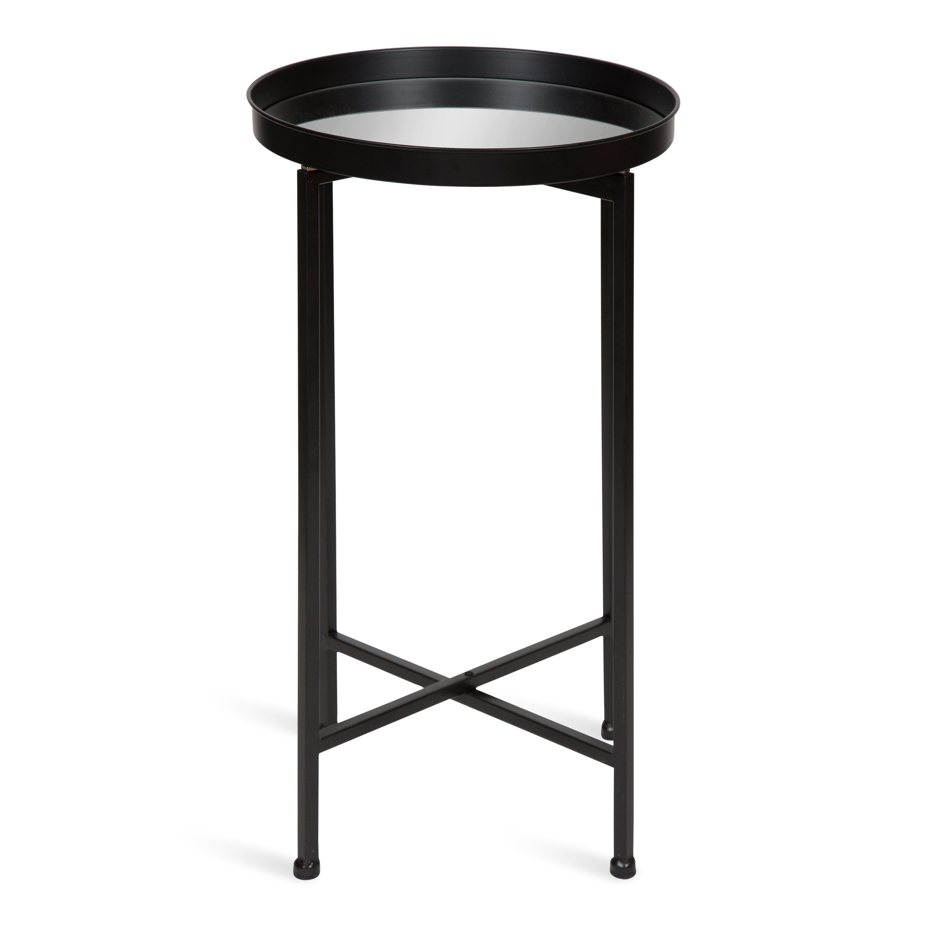 Tea Table Black Mirror 14x14x26 3