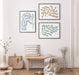 Art Set 3 Piece Set 18x24 Sylvie Graywash 6