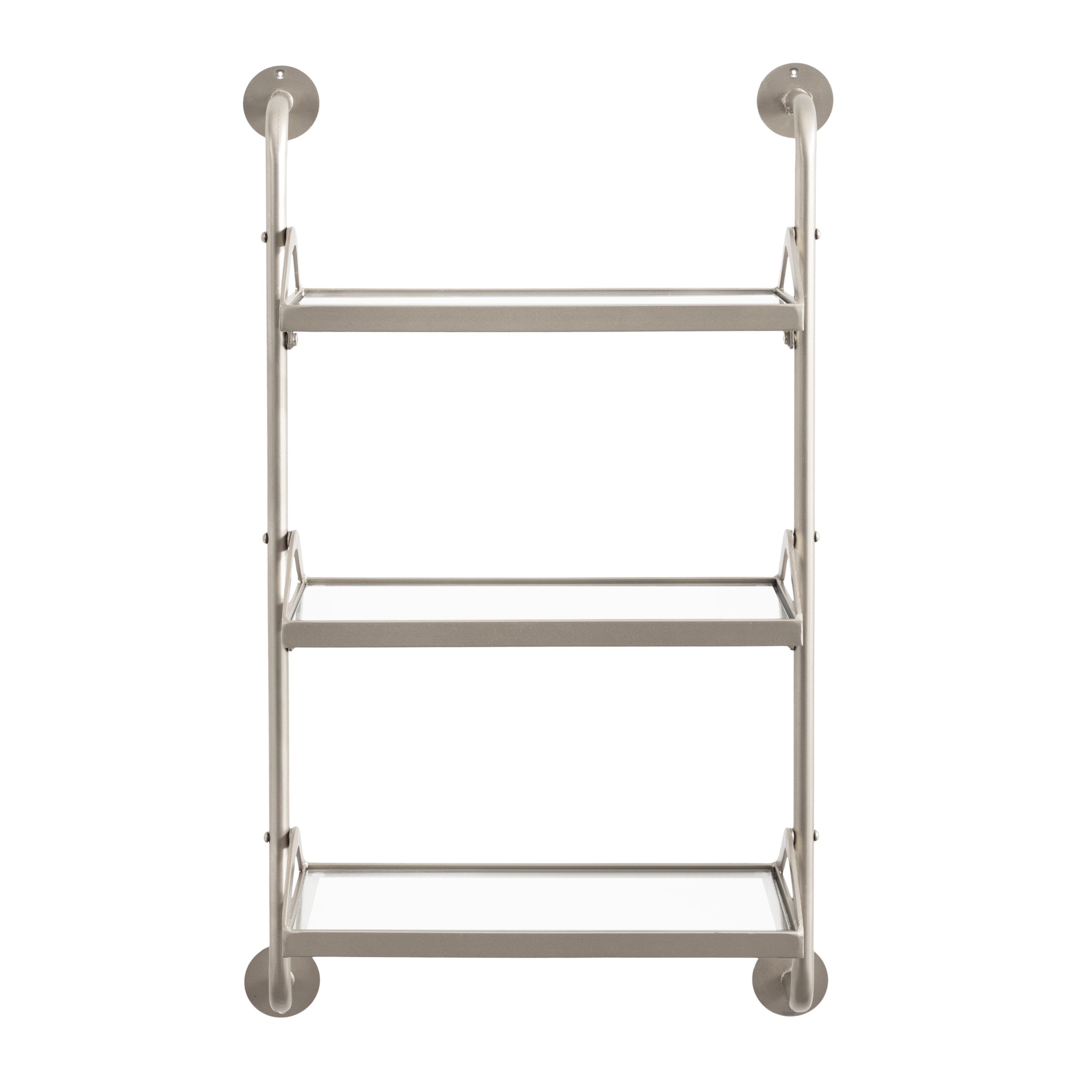 Accent Shelf Silver 18x6x30 5