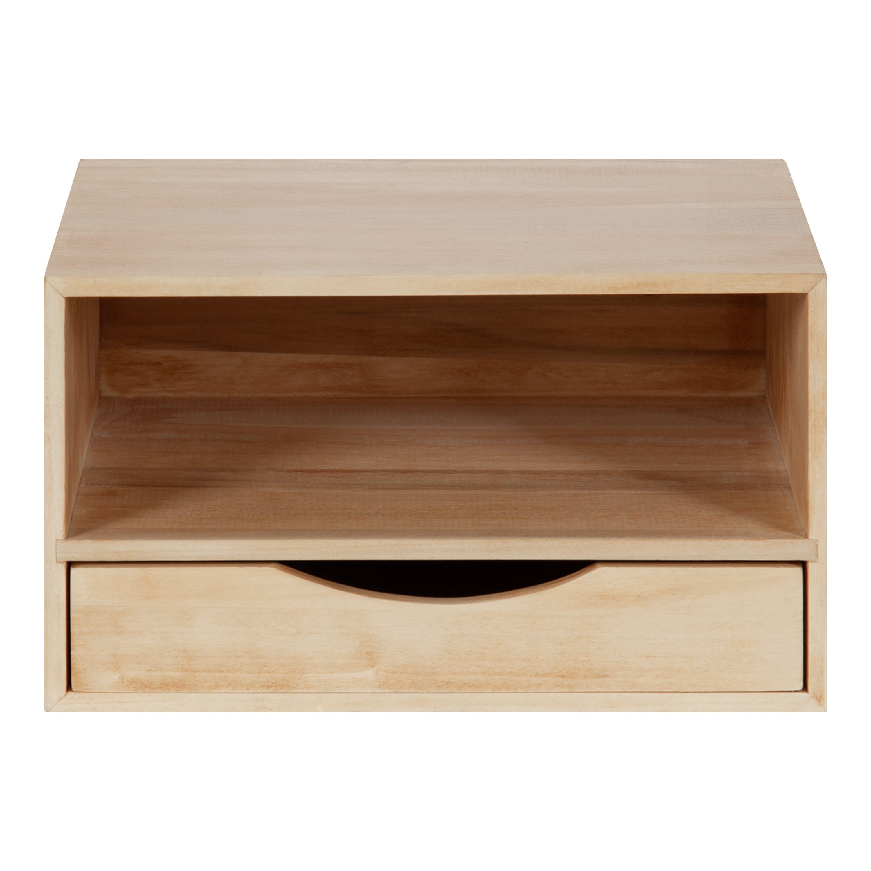 Floating Side Table Natural 12.5x10x7 3