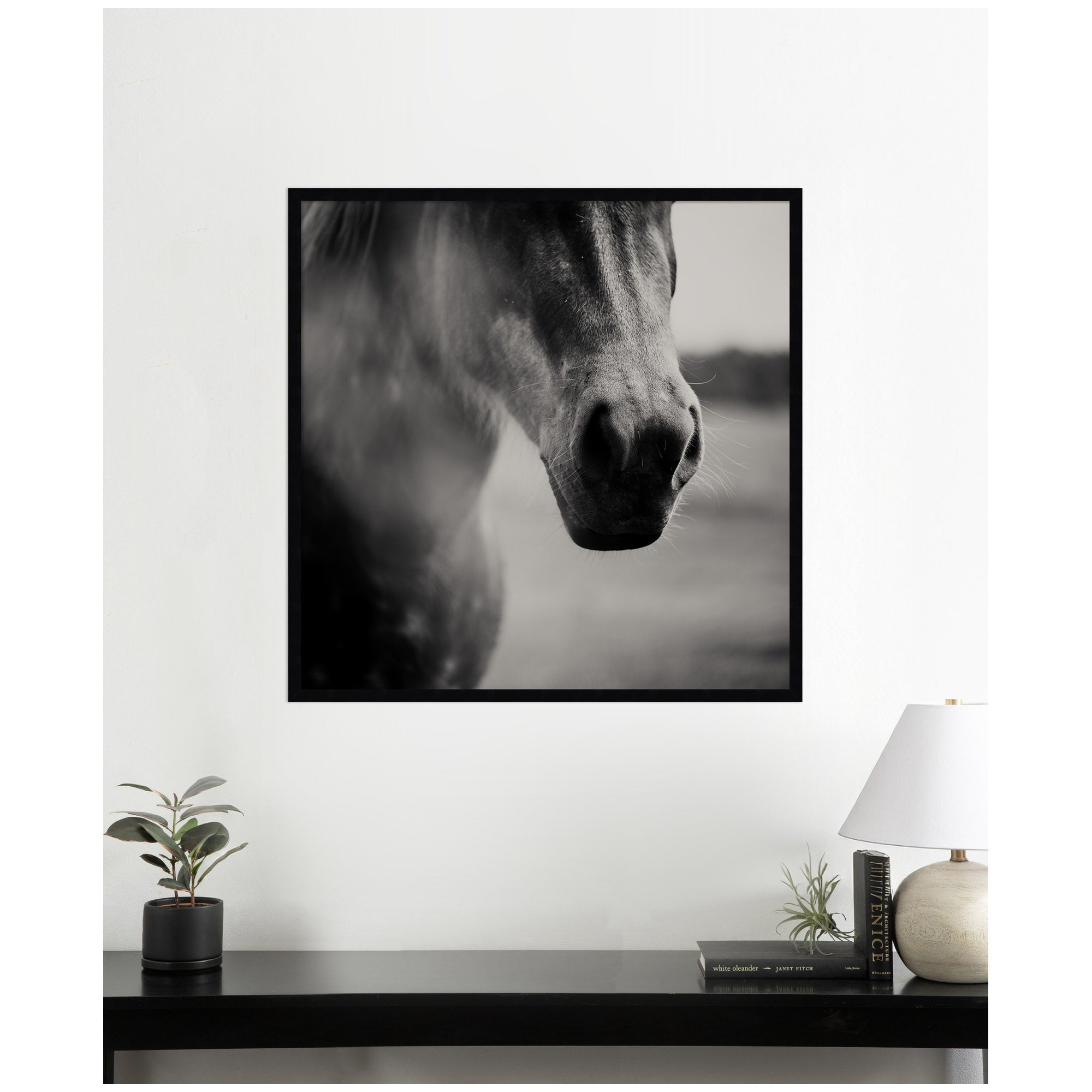 Framed Art Svelte Noir Black 33x33 6