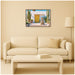 Framed Canvas Sylvie Walnut 33x23 6