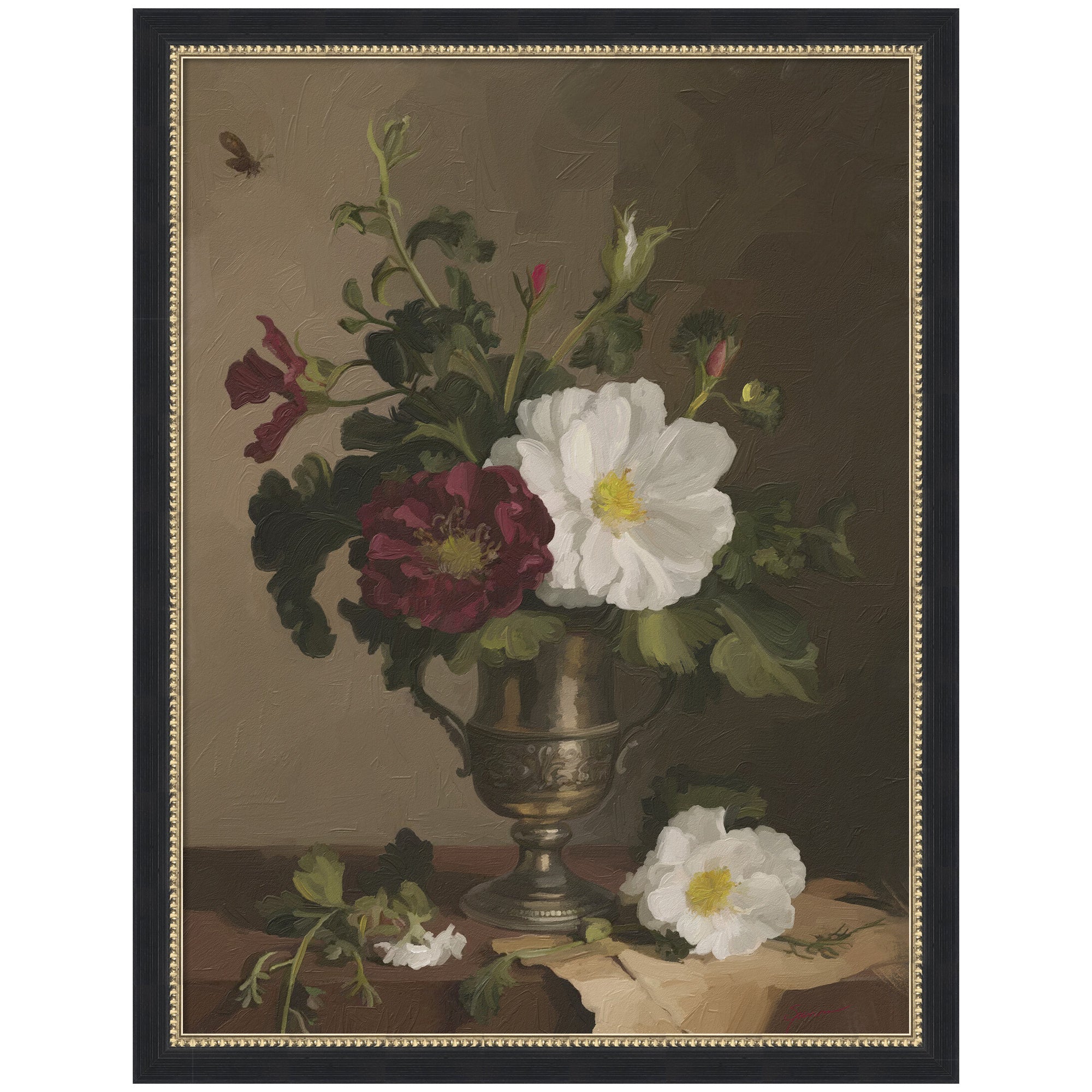 Mounted Canvas 20x26 Belmont Black 1