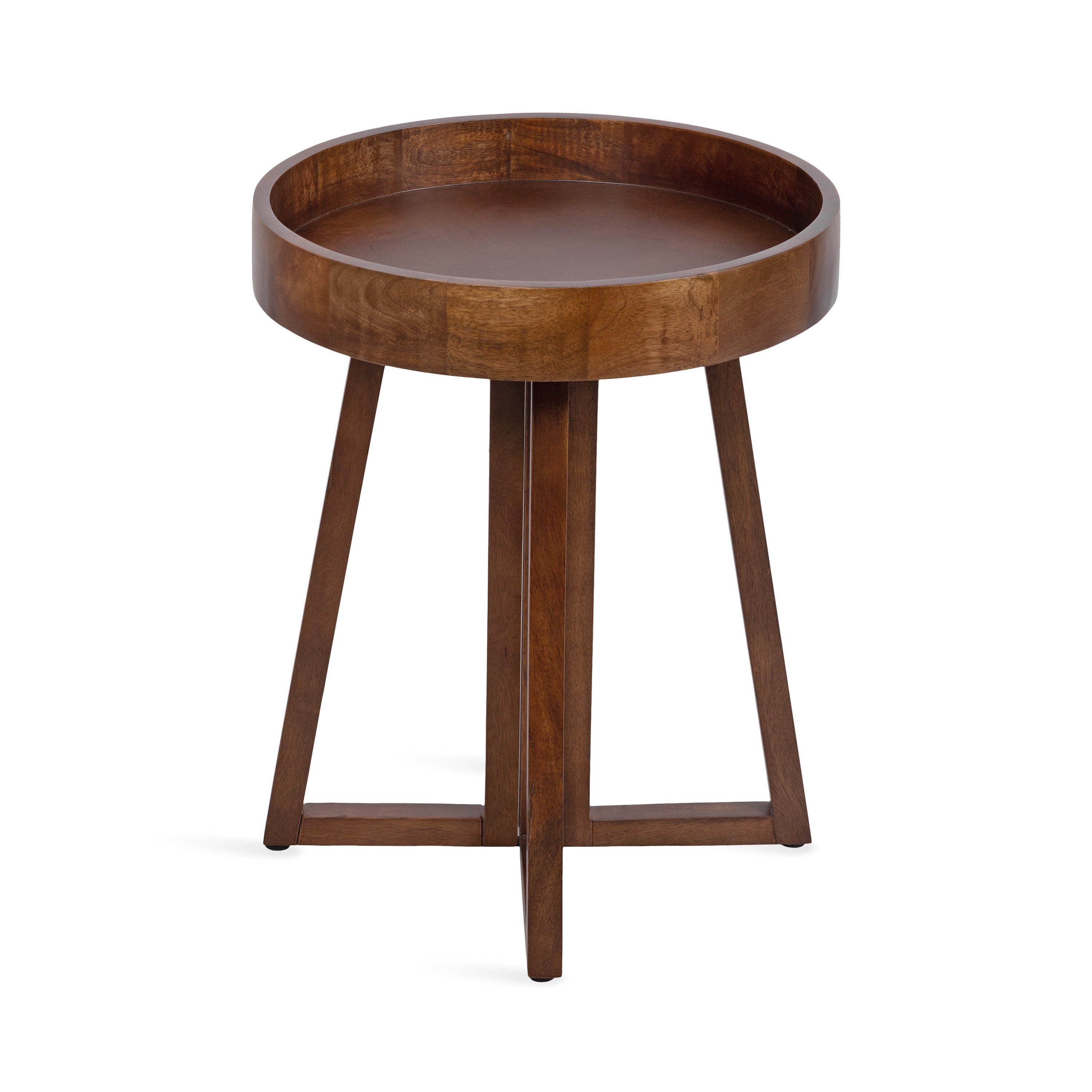 Side Table Walnut Brown 18x18x22 5