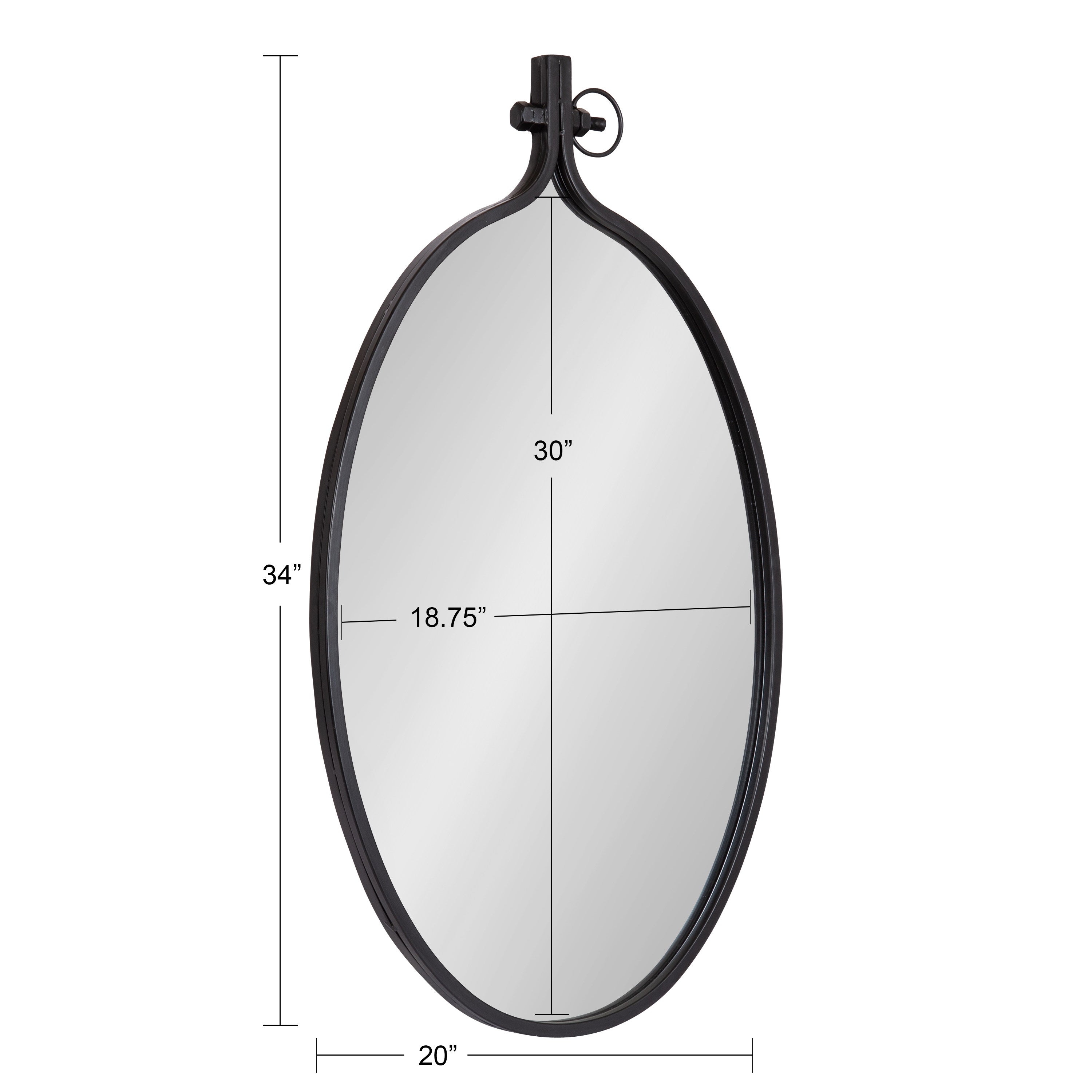Yitro Metal Framed Wall Mirror