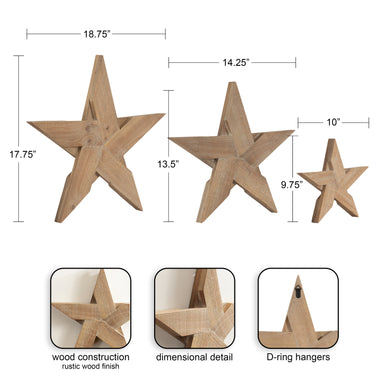 Plaque Rustic Brown 3 piece 2