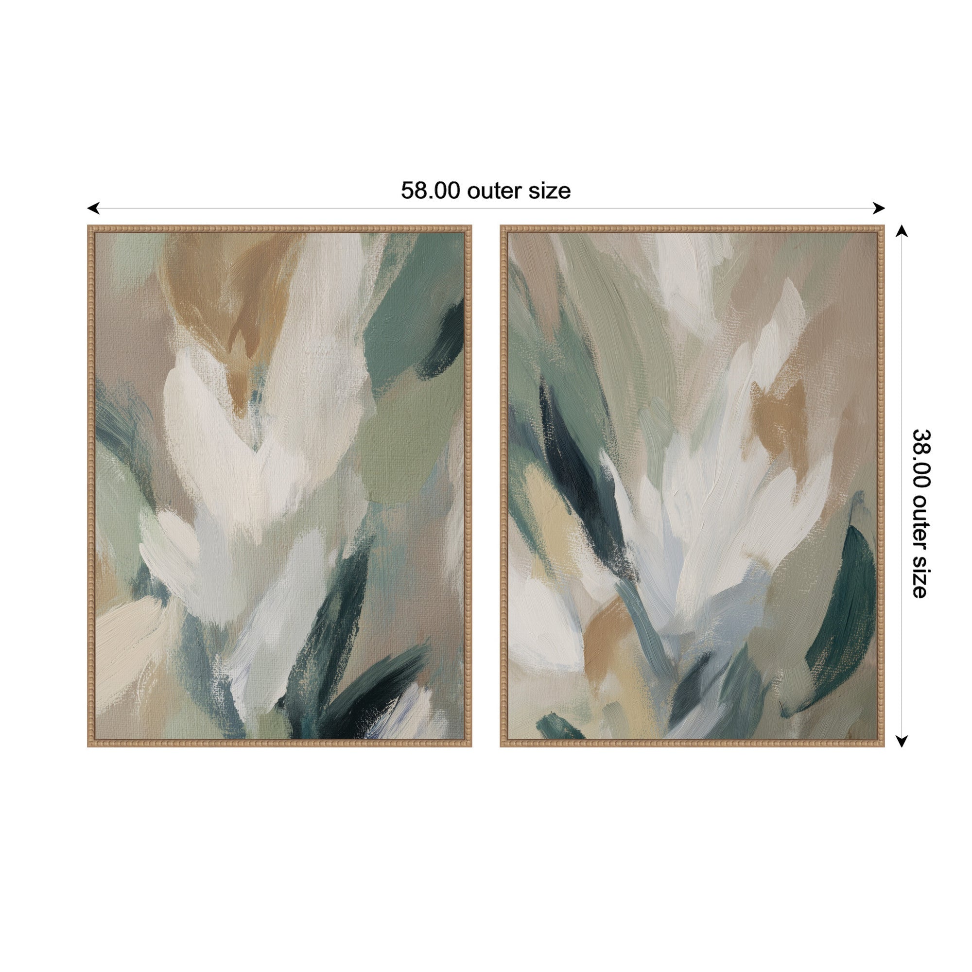 Plant Form No. 1 & No. 2 2 Piece Framed Canvas Wall Art Set by Amy Lighthall