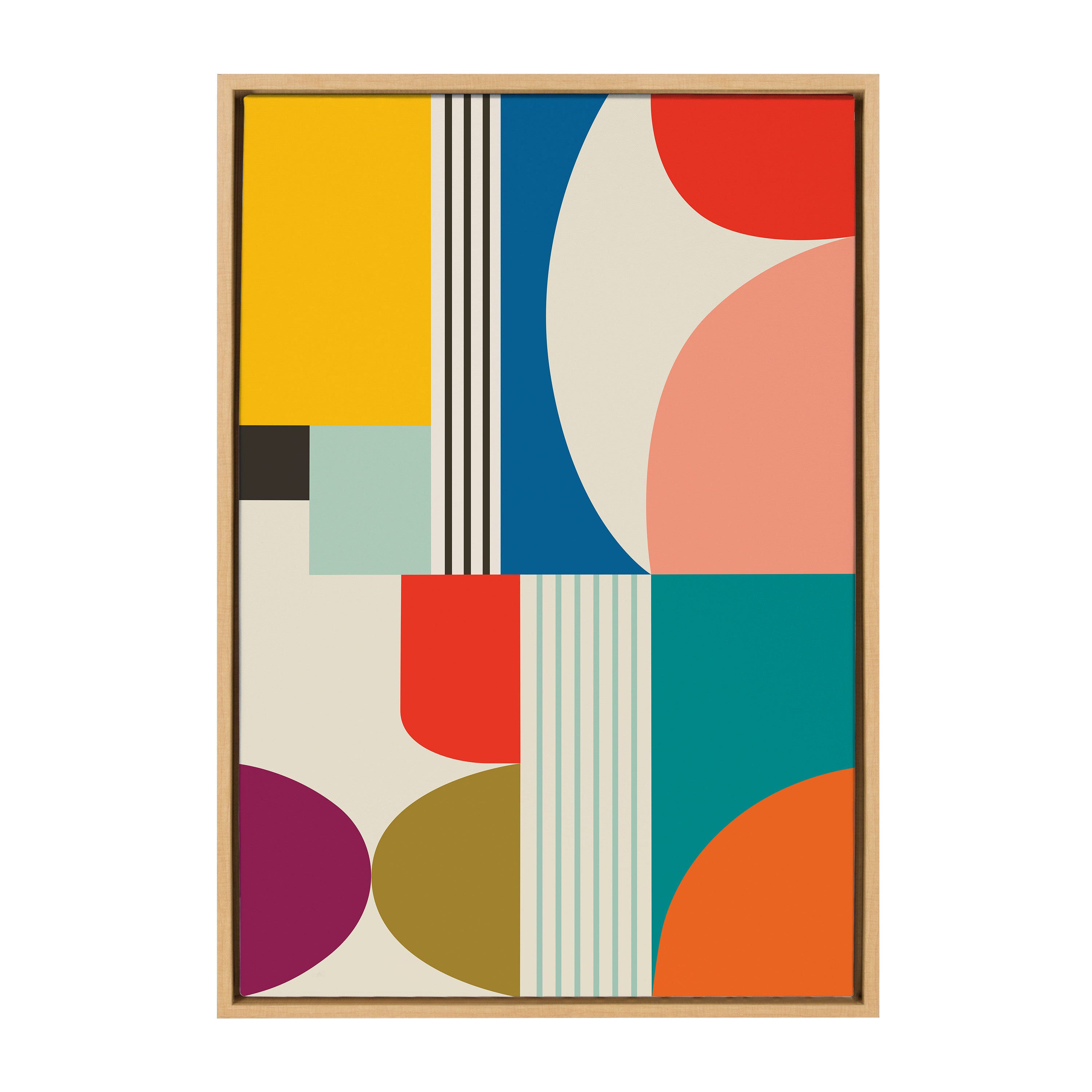 Framed Canvas Sylvie Natural 23x33 1