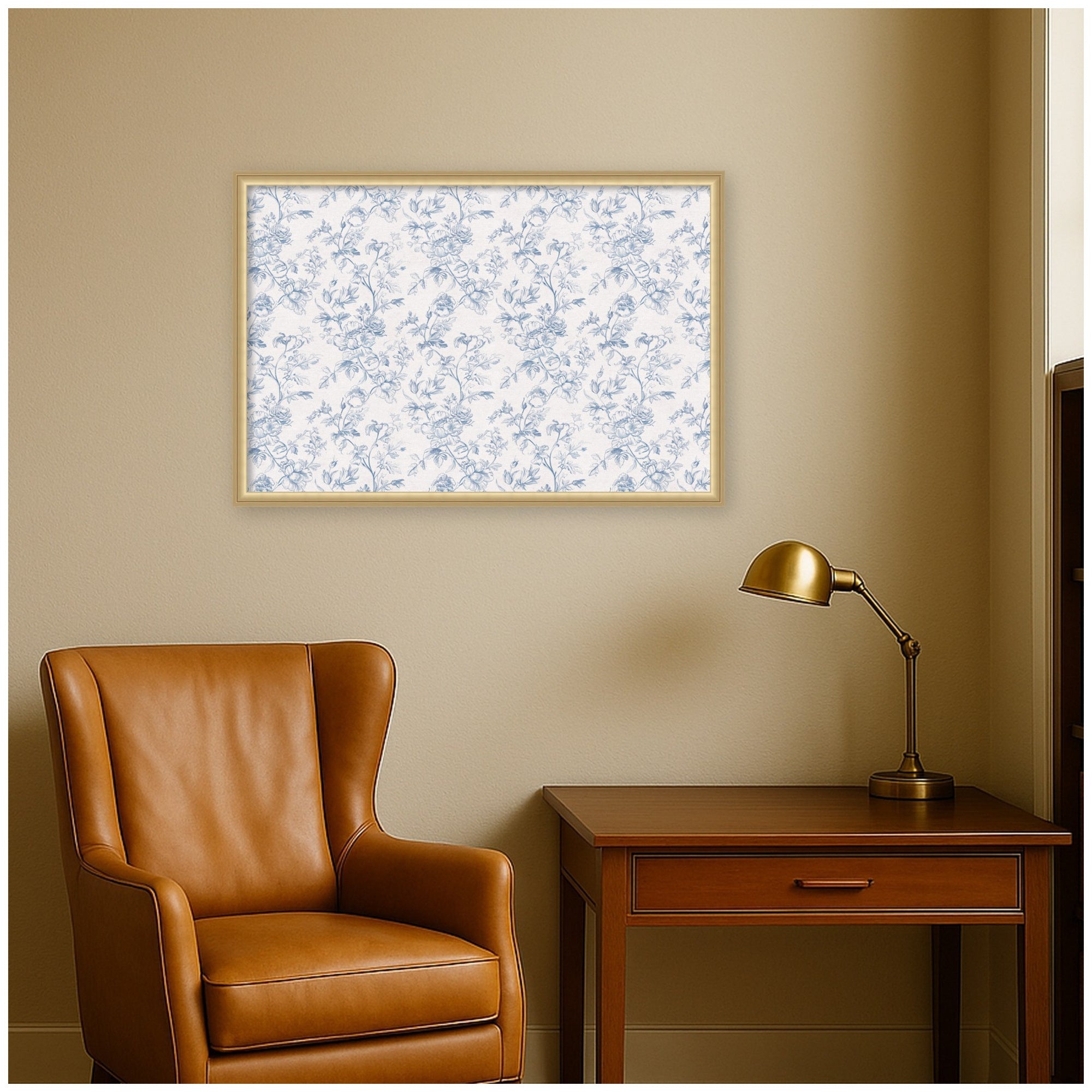Pinboard 38x26 Florence Gold 6