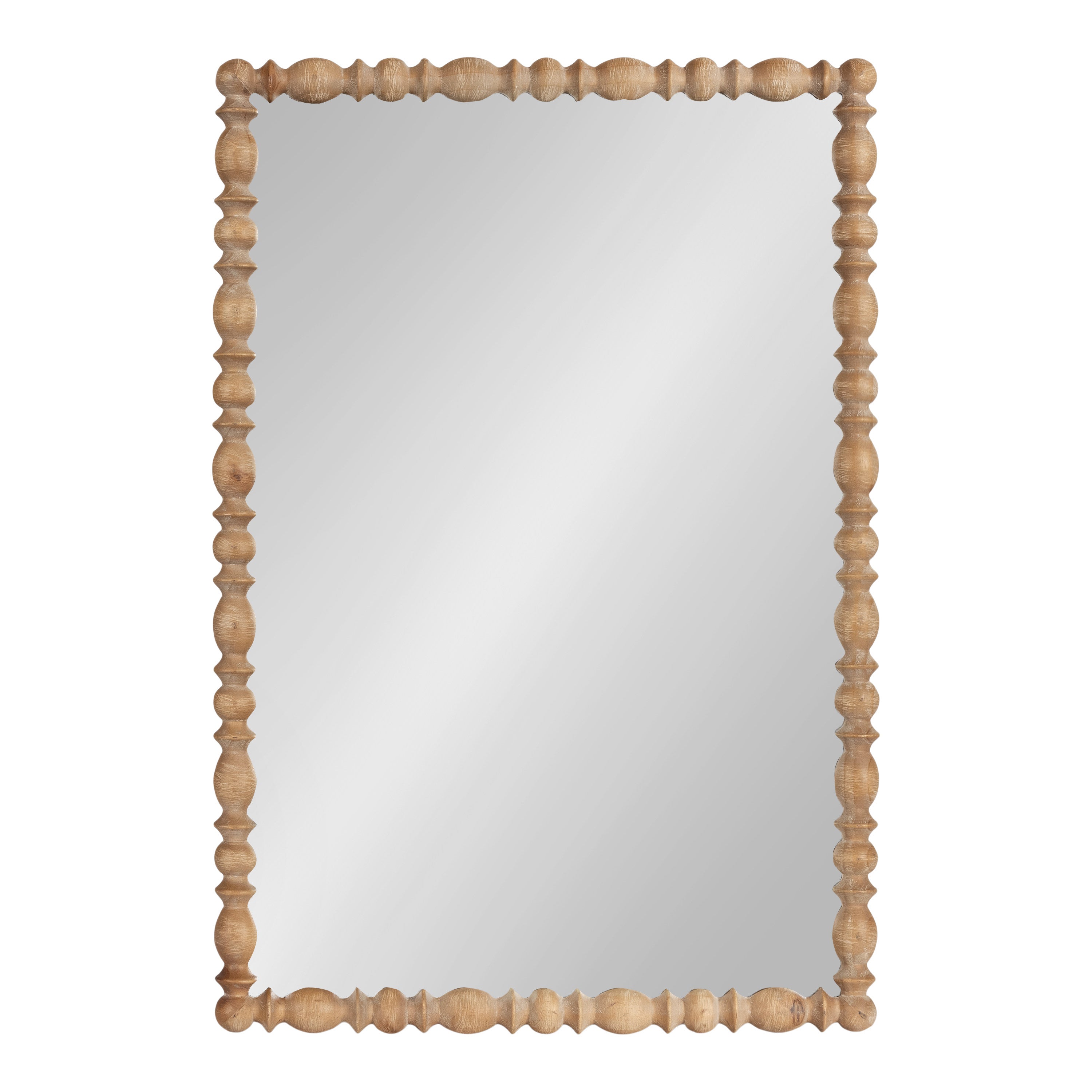 Rectangle Mirror 23x34 Rustic Brown 5