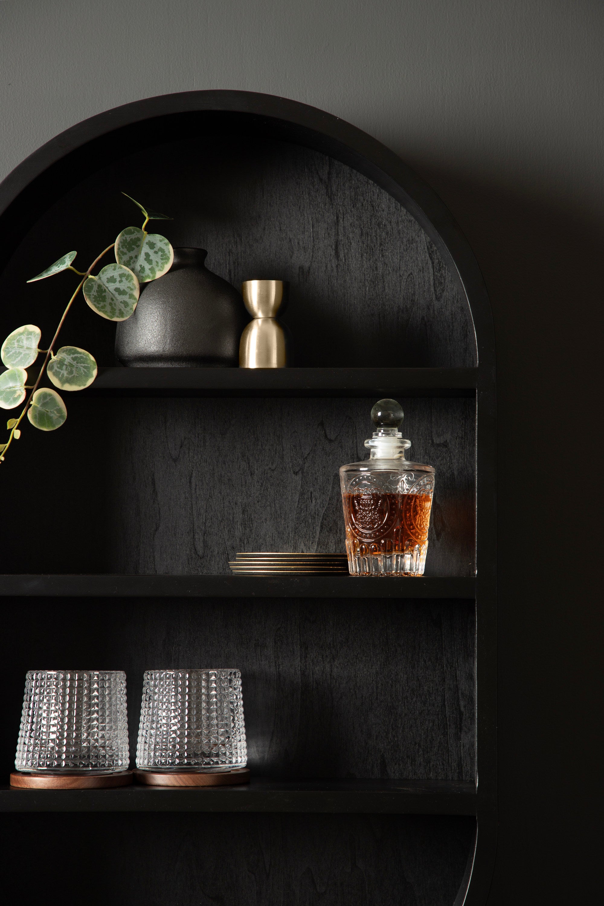 Accent Shelf Black 16x28 8