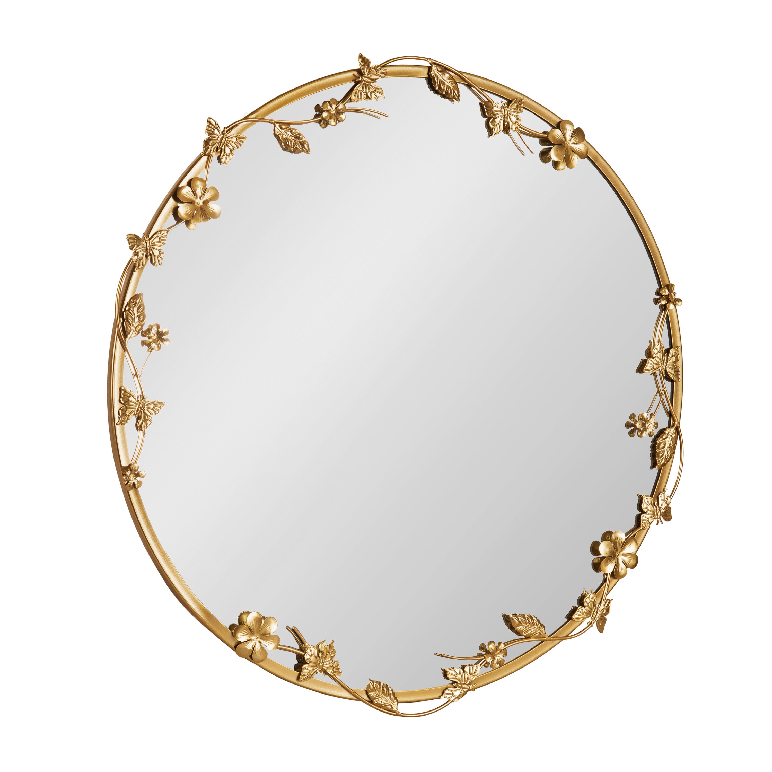 Round Mirror 26x26 Gold 1