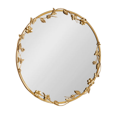Round Mirror 26x26 Gold 1