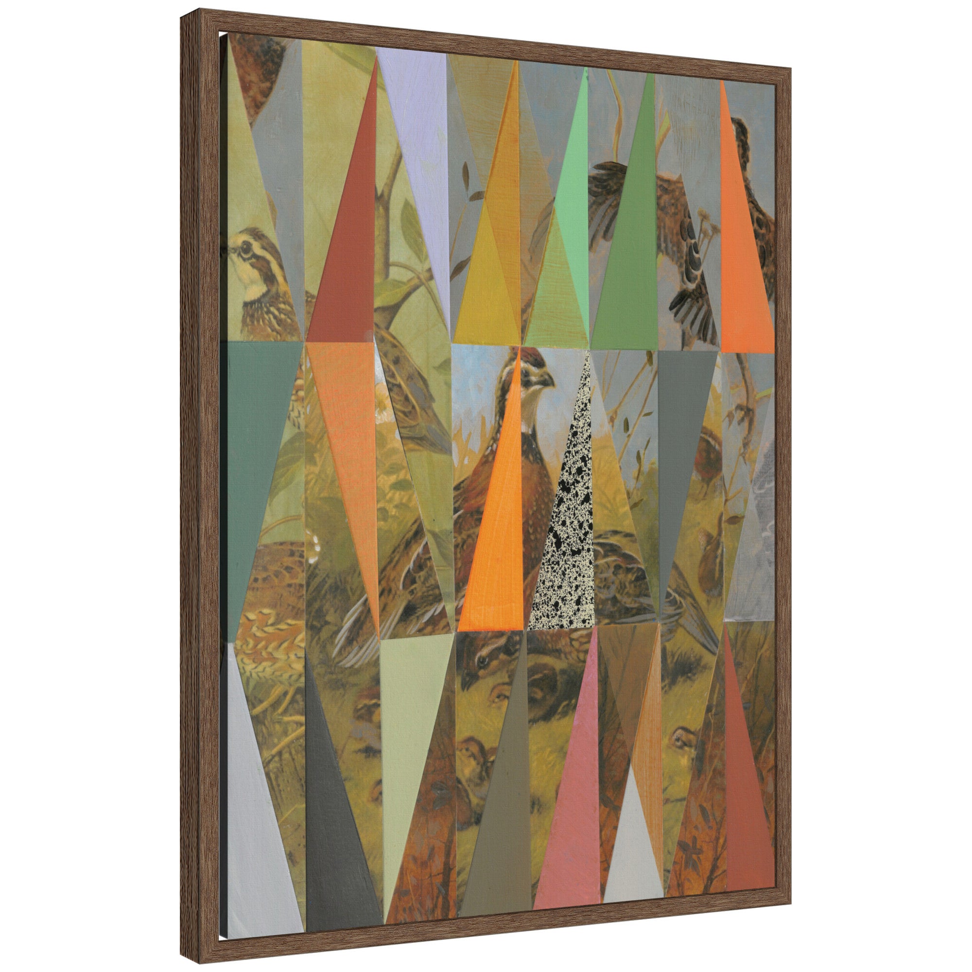 Framed Canvas 18x24 Sylvie Walnut 1