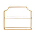 Accent Shelf Gold 24x20 4