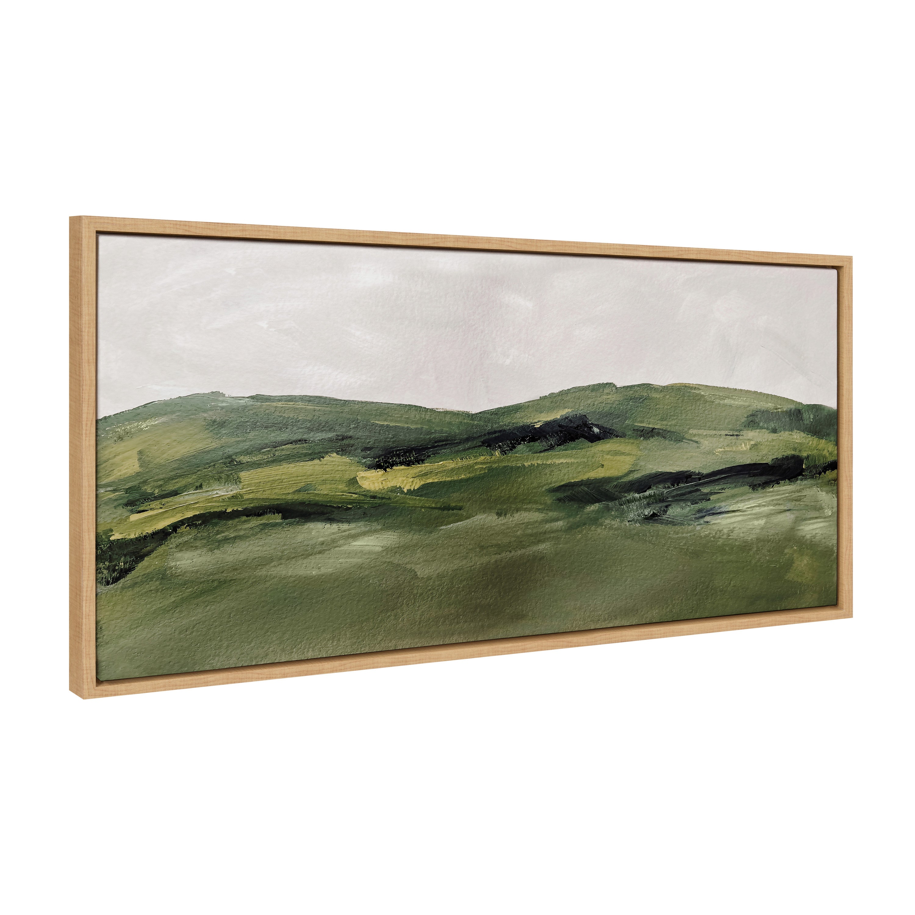 Framed Canvas 18x40 Sylvie Natural 1