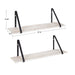 Floating Shelf White 2 Pk-28" 2