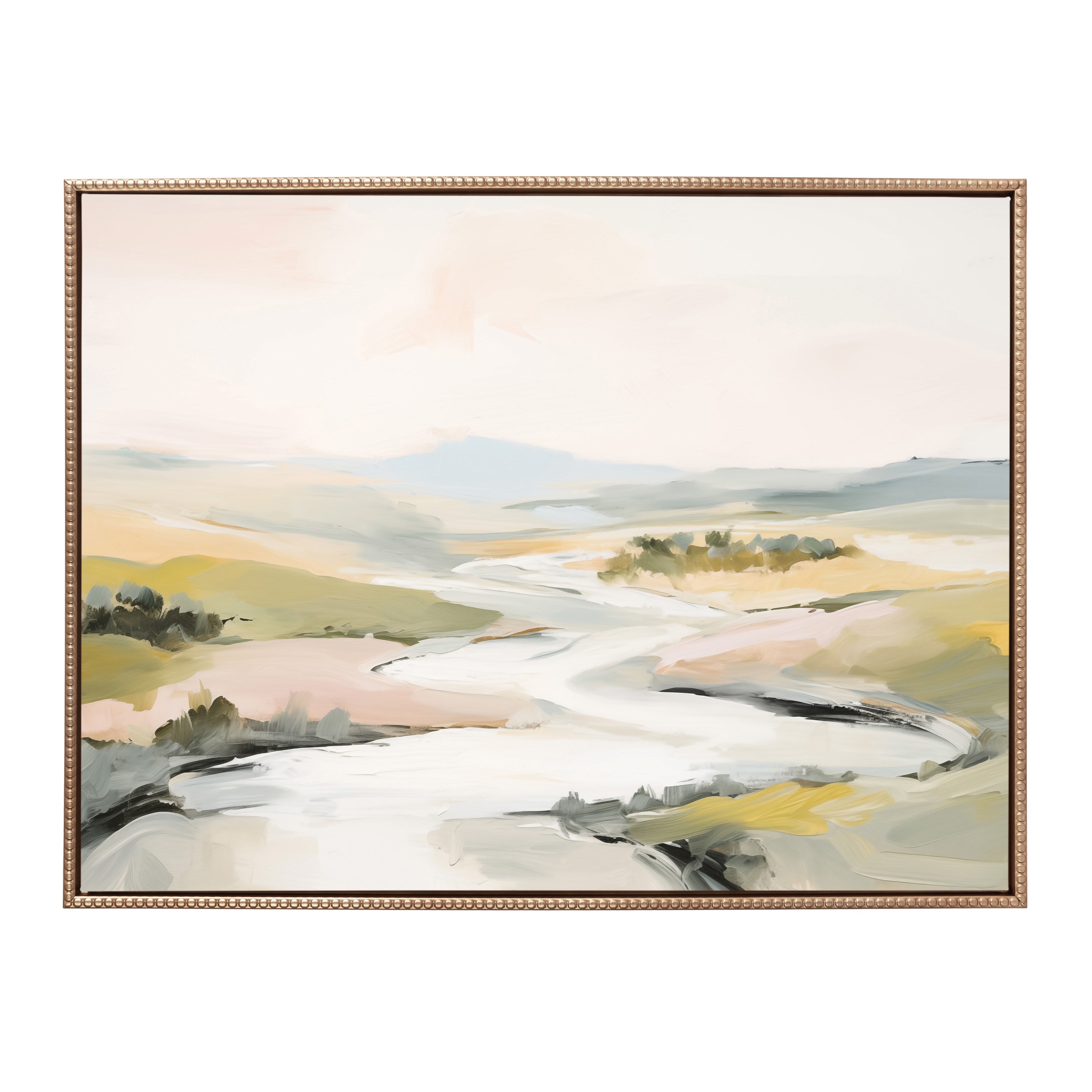 Framed Canvas 31.5x41.5 Sylvie Beaded Dark Gold 2